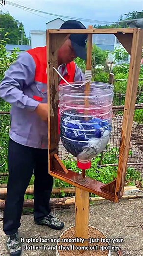 Low-Budget Innovation: Portable Manual Washing Machine Assembly
