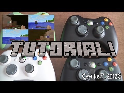Tutorial Guide on how to play split-screen in Minecraft Xbox 360 Edition - Craker Mc