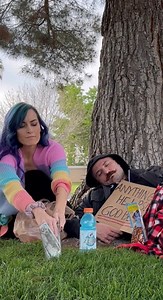 10M views · 79K reactions | Homeless man wakes up to a big surprise Homeless man is sleeping in the park and an amazing thing happens to him This original video was produced by Rick Lax Productions and Jennie Carroll. | Hack 'n' Giggle | Facebook