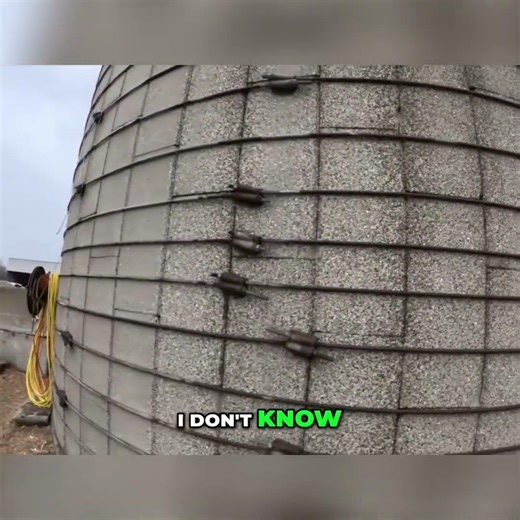 Farm Silo Danger: Pitted Walls and Risky Decisions #shorts