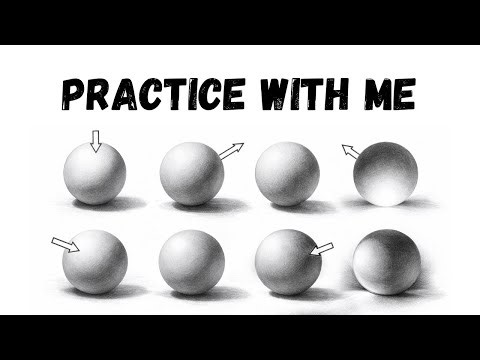How to Shade a Sphere with Different Light Sources | Beginner Art Journey
