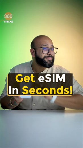 4.6K views · 74 reactions | How to get ESIM in seconds: Get eSIM from your operator . . #tech #esim #network #5g #sim #simcard #connection #mobile #smartphone #iphone #apple . . (Get eSIM, how to use eSIM, Get eSIM quick, Airtel eSIM, Jio eSIM, vi eSIM, smartphone, technology) | Gadgets 360 | Facebook