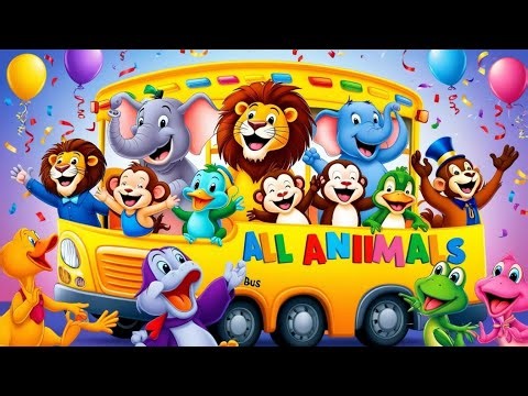 "All Aboard the Choo Choo Express! 🎶 Fun Animal Train Song for Kids!"