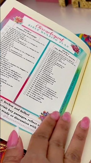 📖 FREE Chronological Bible Reading Plan Setup in My New Bible! ✨ #biblestudy