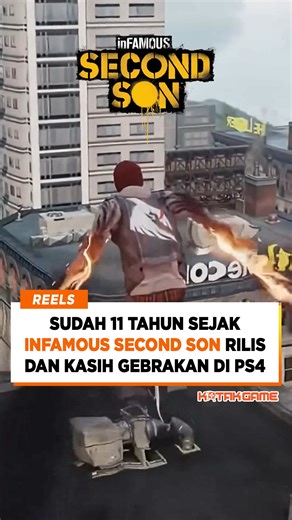 11K views · 106 reactions | inFAMOUS Second Son pernah memberikan pengalaman visual yang sangat jauh lebih baik diatas game-game yang masih seangkatan dengan game ini pada saat rilis di PS4, game ini menyuguhkan banyak efek untuk elemen-elemen yang dikuasai main character ✨ Kalian pernah ngamalin kepengen punya PS4 karena liat game ini gak? #kotakgame #infamous #infamoussecondson #ps4 | KotakGame | Facebook