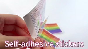 EKIND Laptop Shortcuts Stickers, Word/Excel/Window Quick Reference Guide Keyboard Shortcut Stickers for PC Laptops & Desktops (Two Sheet Different, Colorful)