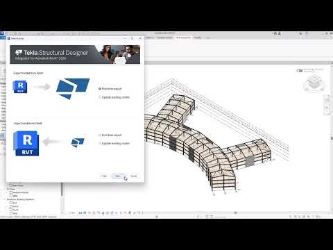 [Tekla Structures 2026] Integration with Autodesk Revit Preview