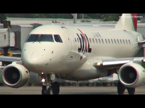 宮崎空港 J-AIR (JAL) Embraer ERJ-170 JA219J 離陸 2011.7.23
