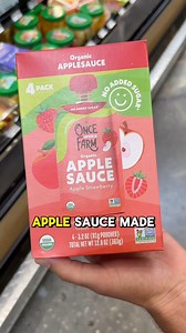 New product at Walmart! Once Upon a Farm just launched a brand new product at Walmart Nationwide! Organic Applesauce made with 2 simple ingredients: Organic Apples and Organic Strawberries. It’s cold pressed, has no added sugar, and absolutely delicious! Find them today at a Walmart near you or on the Once Upon a Farm website! @onceuponafarm #onceuponafarmpartner #walmartfind #kidsfoodideas #schoolsnacks | Clean Kitchen Nutrition