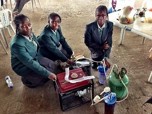 Four teenage girls in Africa have invented a generator powered by pee