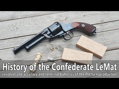 The Civil War LeMat grapeshot revolver - history, accuracy, terminal ballistics