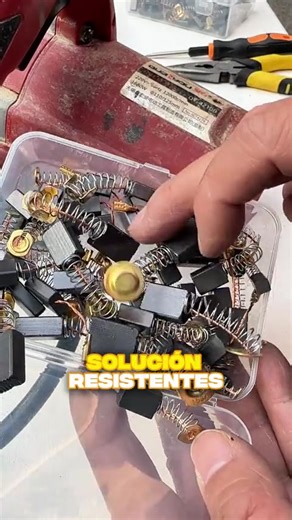 Power tool accessory-carbon brushes.best tools and gifts.#tiktok #fyp #carbonbrushes #corbonbrush #toolstorage