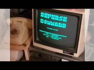 High score on TRS 80 Defense Command cassette game - Tandy Computer