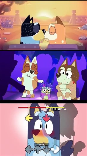 Feel the Beat with Bluey & Bingo in FNF: My Heart Fluttering! #fnf #myheart #bluey