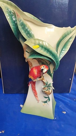 Rare Franz Large Vase very rare size 😍💐🦜 #franz #vase #vintagefinds #fypシ #vintage #Collectibles | My Vintage Collection