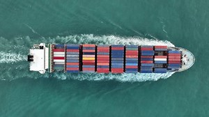 Aerial View Cargo Container Ship Container Stock Footage Video (100% Royalty-free) 3426295291 | Shutterstock