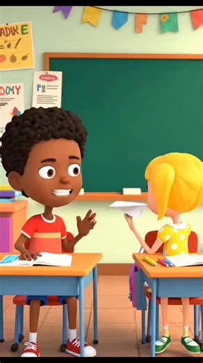 Cartoon Fun for Kids  on Instagram: "The Flying Homework  Funny cartoon school scene where a kid turns homework into a paper plane and chaos follows! Perfect short for comedy or school cartoon videos. cartoon school funny homework comedy paper plane teacher funny school joke animated short humor classroom fun flying paper #cartoonshort #funny #schoolcomedy #homeworkfail #animationfun #video #schoollife #funnyvideo #cartoonvideo #laughwithus"