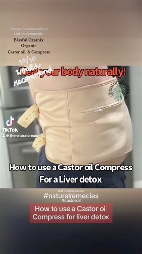 HOW TO USE A CASTOR OIL COMPRESS FOR NATURAL HEALING! THIS IS WHAT I USE AND HAS HELPED ME. MY RECOMMENDATIONS IN COMMENTS. #castoroil #castoroilbenefits #castoroilpack | Natural Creator