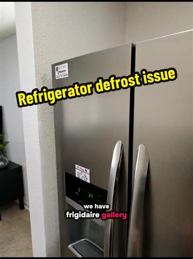Refrigerator defrost issue #appliancerepair #appliance #repair #refrigerator #defrosting