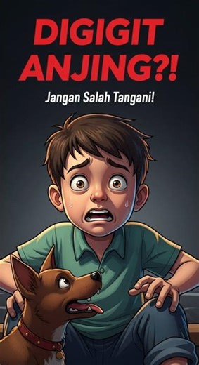 Kena Gigitan Anjing? Langkah Ini Bisa Selamatkan Kamu! #firstaid #edukasikesehatan #p3k