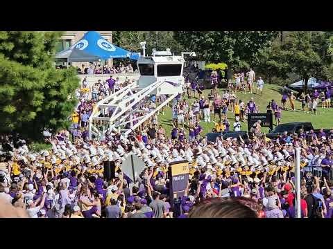 LSU Band Marches Down Victory Hill 2025