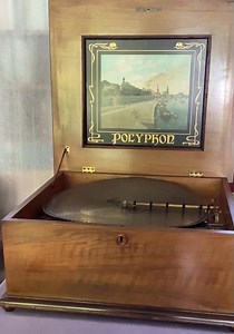 Polyphon 17⅝ inch (45cm) Disc Musical Box + 12 Bells plays 18408 Anona Intermezzo by Vivian Grey