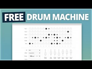 WebAudio Drum Machine - FREE Drum Sequencer ( 15 Drum Kits )