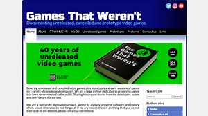 Games That Weren't: Cancelled and Unreleased Video Games