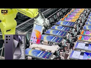 Inside Samsung’s Most Advanced Factory: Robots Build Millions of Galaxy S24 Ultra Phones.
