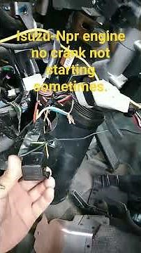 Isuzu npr engine no crank not starting sometimes.#shortvideo tutorial.