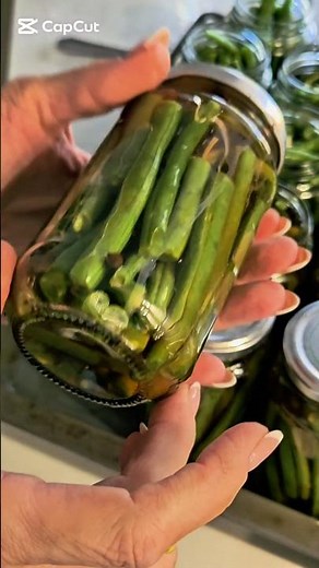 PICKLED GREEN BEANS - My favourite #viral #preservedfood #pickledbeans