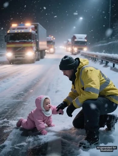 1.9K views | On a Silent, Snow-Choked Highway, a Trucker Slammed His...