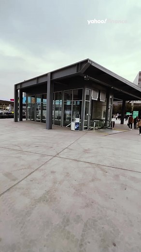 Riding a Tesla through the LVCC Loop at CES 2023 | Yahoo Finance