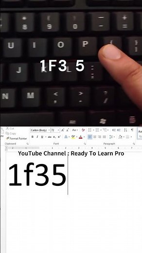 Pear Symbol in MS Word 2013 | 1F350 Alt + X Trick