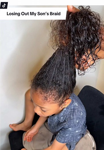 Boys Ponytail Transformation: Losing Out His Braid