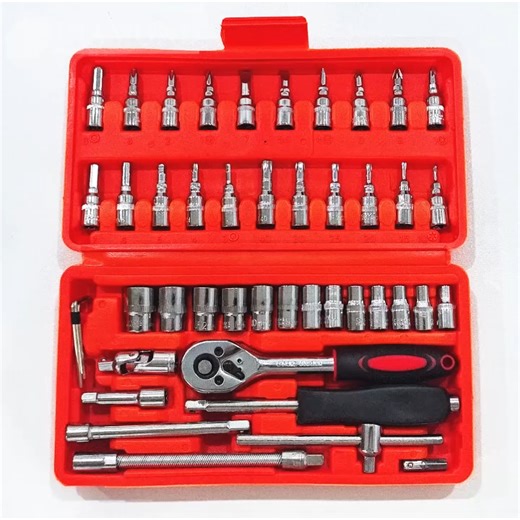 ชุดเครื่องมือ ประแจ ชุดบล็อก 53 ชิ้น ขนาด 1/4 Socket Set CR-V แท้ | Lazada.co.th
