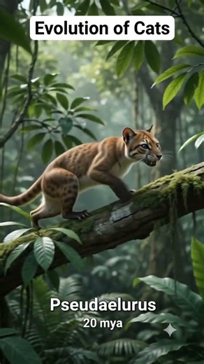 ​385 Million Years of Cat Evolution in 10 Seconds! ⏱️