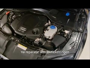 Audi 3.0tdi distributie / timing chain noiuse before and after replacement compare.
