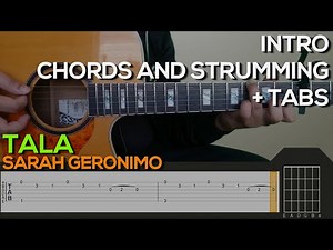 Sarah Geronimo - Tala Guitar Tutorial [INTRO, CHORDS AND STRUMMING + TABS]