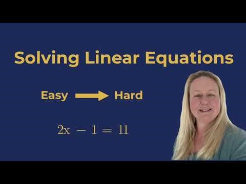Solving Linear Equations - The Basics | GCSE Maths Exam Style Questions (Easy to Hard)