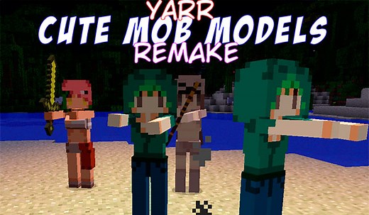 Yarr Cute Mob Models Mod para Minecraft 1.12.2, 1.8.9 y 1.7.10 | MineCrafteo