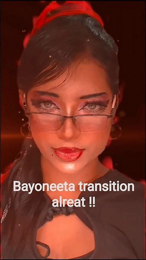 Bayoneeta transition 😱#anime #bayonetta #cosplay #explore #viral #trending