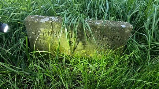 We almost fell into an open grave in this forgotten cemetery