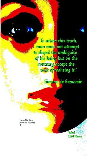 ✌🏼❤️✝️ #simonedebeauvoir #truth #attain #dispel #task #contrary #ambiguity #free #contradiction #