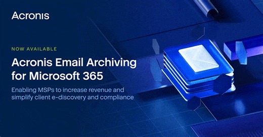  Now Available: Email Archiving for Microsoft 365. Available today...
