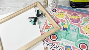 7K views · 375 reactions | Good morning! One of my favorite thigs to crafts with is window clings! You can do so much with them. Take a look at this adorable Easter picture craft. I hope it inspires you! *Sprinkle it around* | We Craft Around | Facebook