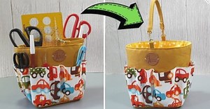How To Make A Craft Caddy Or Storage Bag