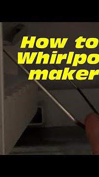 How to fix a Whirlpool ice maker !! Refrigerator repair