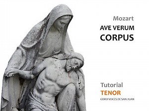 Ave Verum TENOR Tutorial de Entrenamiento