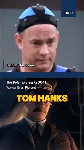 Tom Hanks hizo 7 PERSONAJES en el Expreso Polar #peliculas #polarexpress #TomHanks
